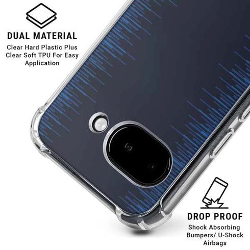 France Soccer Flag Google Pixel 9a Clear Case